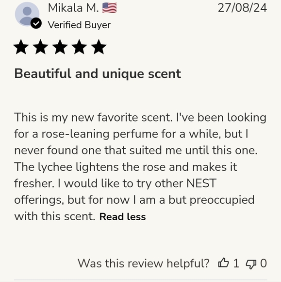 NEST New York lychee rose roller ball travel mini size for purse - Picture 12 of 12